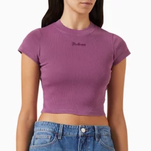 Madhappy Tops - NWT Madhappy Classic Ribbed Baby tee size small